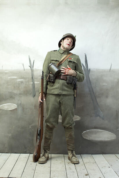 Paolo Ventura, I gemelli, 2014, stampa fotografica, 5 elementi, cad. 40 x 60 cm