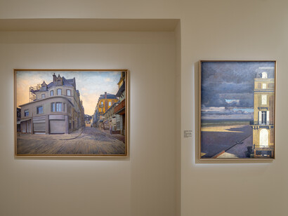 Monet / Sécheret. Paysages d'eau, vue d'exposition. Avec l'aimable autorisation du Musée Marmottan-Claude Monet