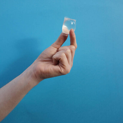 Ooho! edible water bottle, Skipping Rocks Lab
