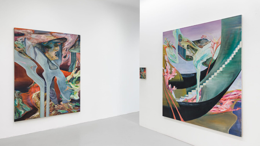 Clément Bedel, Final glimmer, first breath, ausstellungsansicht. Mit freundlicher genehmigung der Galerie Kandlhofer