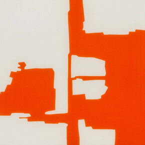 Julio Rondo, Los Feliz M.G. (orange) (detail), 2002. Courtesy of Jaeger Art