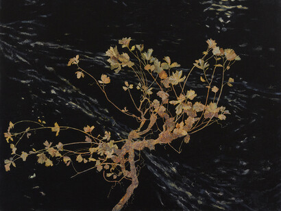 Victoria Crowe, Moonlit, oil on board, 51 x 61 cm