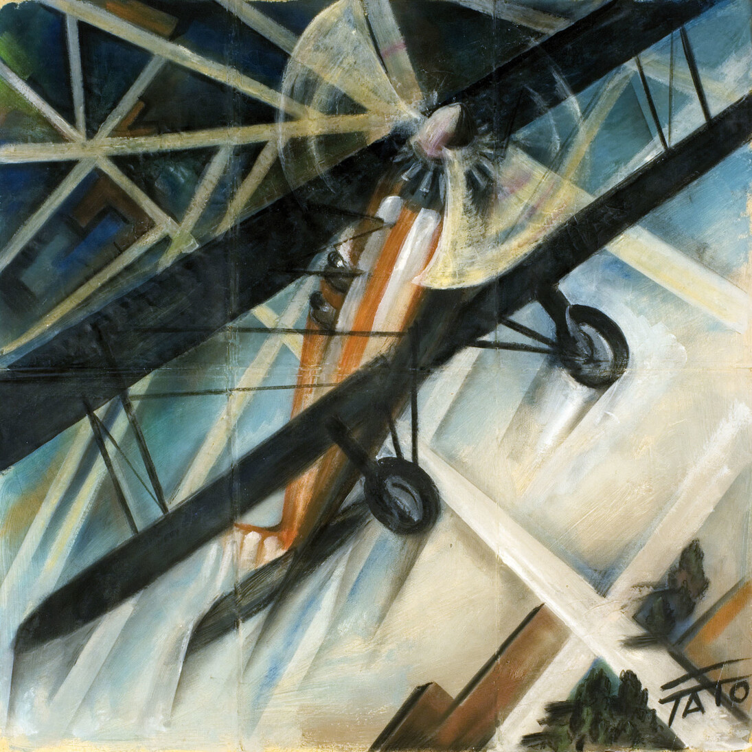 Tato, Caproni 100 in acrobazia