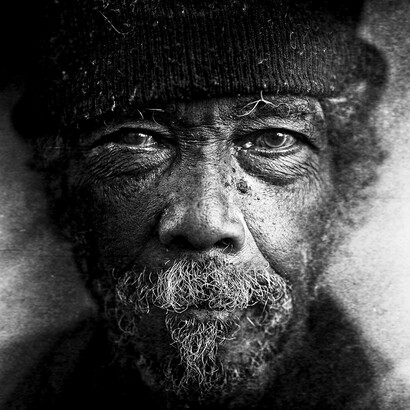 Os sem-teto. Foto: Lee Jeffries