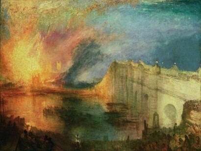 William Turner, The Burning of the Houses of Lords and Commons    

