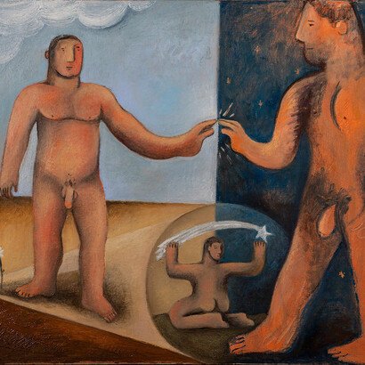 Carlos Rodriguez, The space between (detail), 2025. Courtesy of Hashimoto Contemporary