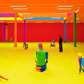 Ugo Rondinone, The rainbow body, exhibition view. Courtesy of Sadie Coles HQ