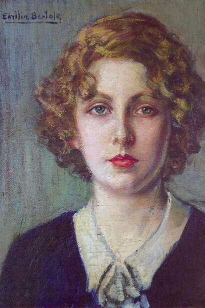 Emilia Bertolé, Autoritratto, XX sec. Emilia Bertolé nasce nella provincia di Santa Fe, nel paese di El Trébol, nel 1896, da genitori immigrati italiani, ma a causa di problemi economici si trasferisce a Rosario