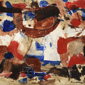 Iwin Crosthwait, Abstract I, Oil on Canvas, 60 x 50 cm, signed © Gray MCA