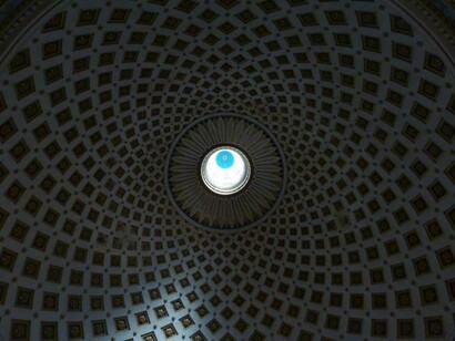 Malta. Cúpula de la iglesia de Mosta