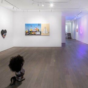 Various artists, Windchimes and prayers, exhibition view. Courtesy of Galerie Vallois