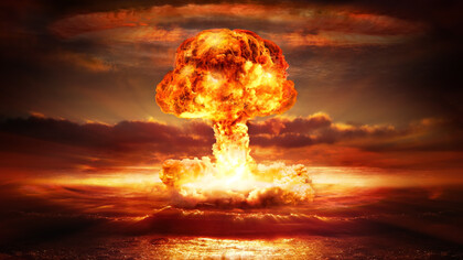The explosion of a nuclear weapon