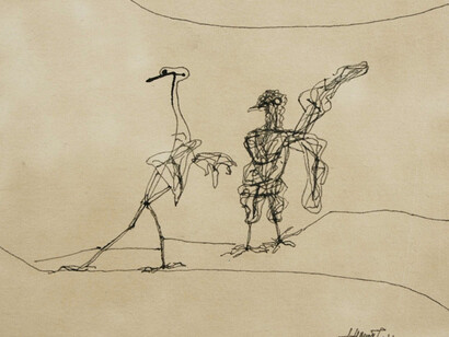 Under the vastness of the sky. Courtesy of Kiran Nadar Museum of Art