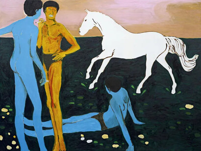 Gideon Appah, The gathering (detail), 2022. Courtesy of Fondation Cartier