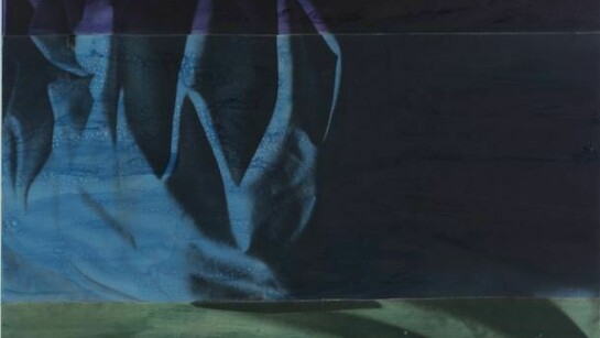 David Salle, Ghost 13, 1992, Ink on photosensitized linen, 85 x 75 inches, 215.9 x 190.5 cm
