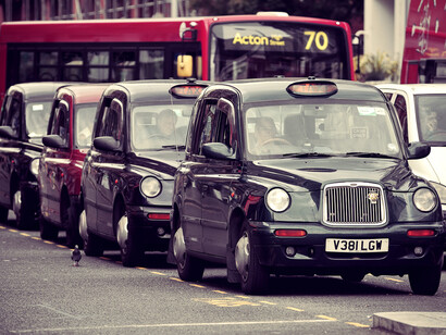 Londres. La flota de taxis de la ciudad