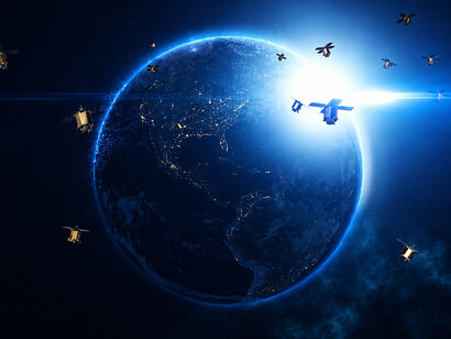 Advanced satellites operate in orbit as autonomous technologies transform the management of space assets