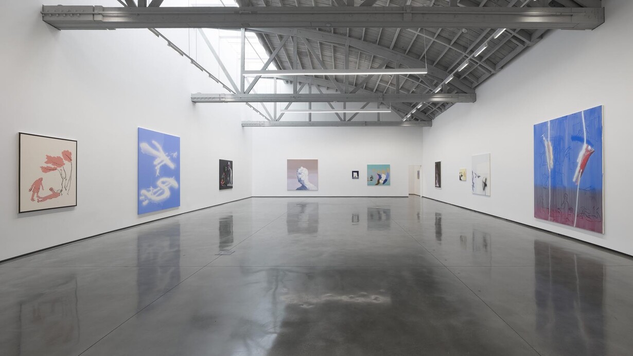 Tala Madani, Control X, exhibition view. Courtesy of David Kordansky Gallery