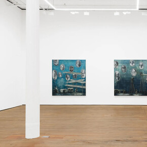 Matthias Franz, Die dünne haut der zivilisation, exhibition view. Courtesy of GRIMM