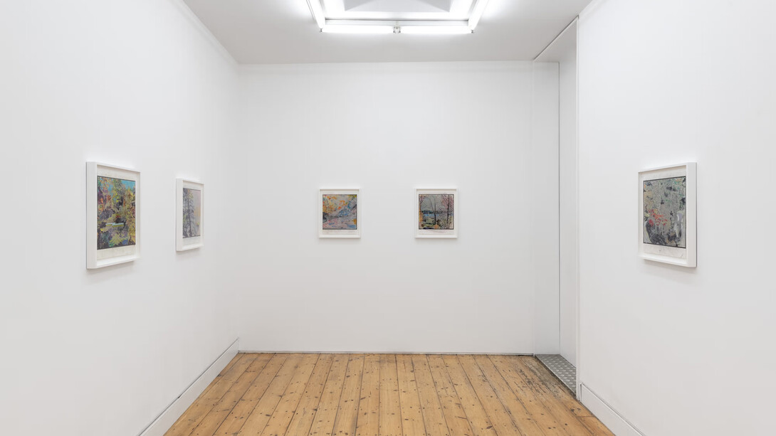 John Maclean, Works on paper, exhibition view. Courtesy of the Approach 