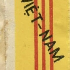 Timbre du drapeau du Gouvernement central provisoire du Viêt Nam (1948)