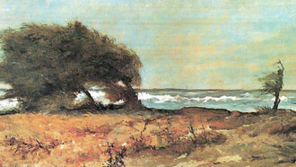 "La libecciata" di Giovanni Fattori