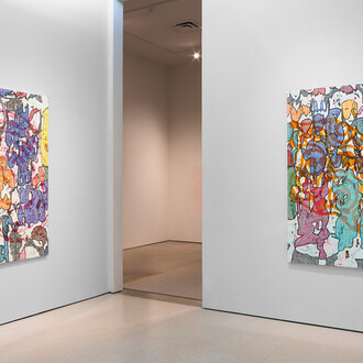 Bo Joseph, Daedalus ciphers, exhibition view. Courtesy of McClain Gallery