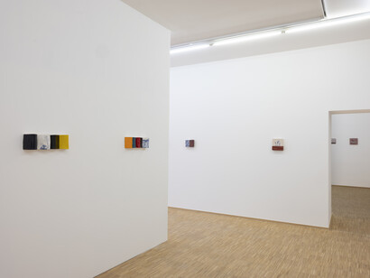 Dominique Dureau, Des formules heureuses, vue d'exposition. Avec l'aimable autorisation de Nosbaum Reding