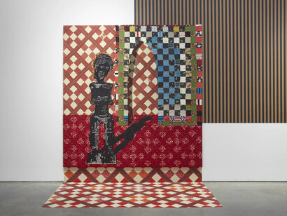 Sanford Biggers, The gift of tongues, exhibition view. Courtesy of Boesky Gallery