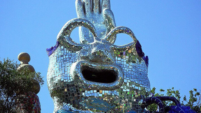 Giardino dei Tarocchi - Il mago