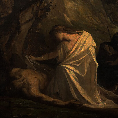 Jean-Joseph Constant, Antigone e Polinice, 1868
