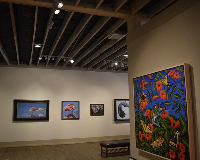 The Ways of Water Birds by Debbie Stevens. Courtesy of William Reaves | Sarah Foltz Fine Art 