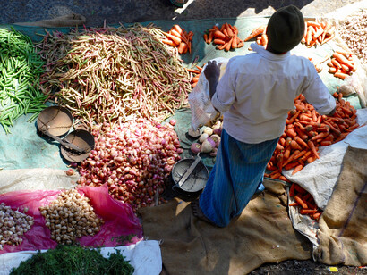 Mercato, Tamil Nadu, foto Anna Lauvergnac