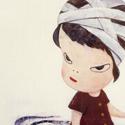 Yoshitomo Nara, In the deepest puddle II, 1995. Courtesy of Guggenheim Museum Bilbao