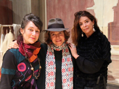 Francesca Parvizyar con lo staff di "Waiting for Fidelio"