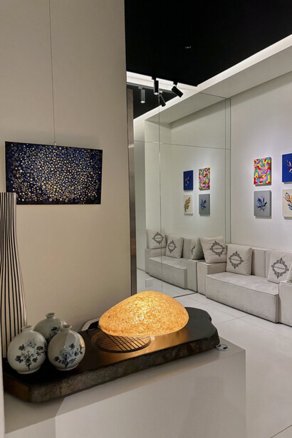 Seoul Summer exhibition at the Lie Sangbong Tower, 2023, installation view. Courtesy of Blank Space Gallery, New York