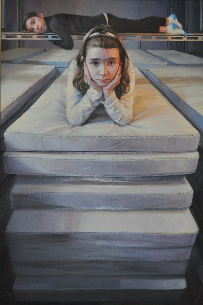 Paul Beel, Senza titolo, 2014, olio su tela, cm. 120x80