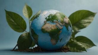 Mappamondo e foglie. Il paradosso delle risorse naturali nei Paesi in via di sviluppo: sfide e soluzioni