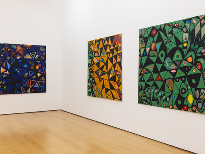Uman, Nice to meet you, again, exhibition view. Courtesy of Eleni Koroneou Gallery