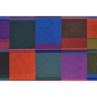 Gonçalo Ivo, Contrepoint, 2014, 0,90 x 1,80m, huile sur toile, Courtesy Galerie Boulakia