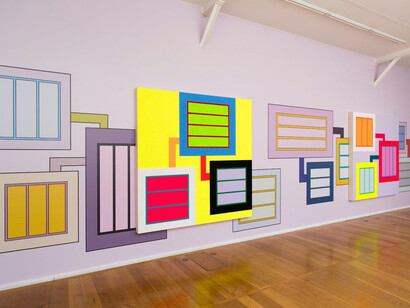 Peter Halley. Courtesy of Xippas