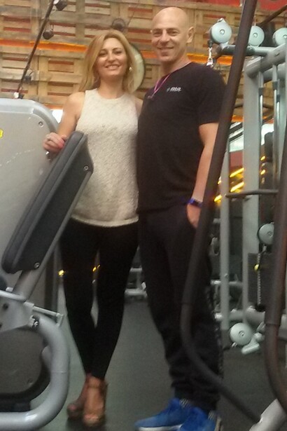 Tania de Francisco con Martín Giacchetta