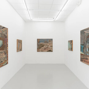 Frans Nybacka, Feeling small, bug pirates, exhibition view. Courtesy of Bricks Gallery