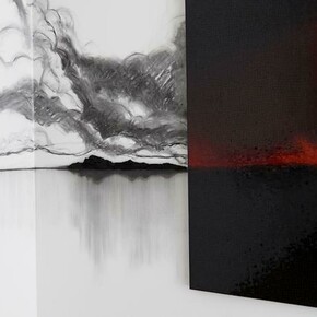 Teresita Fernández, Exhibition view. Courtesy of Lehmann Maupin