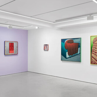 Claudia Martínez Garay, Borrowed air, exhibition view. Courtesy of Grimm