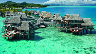 Por lugares como éste, en Bora Bora, se comprende que Gauguin se enamorara de la Polinesia Francesa