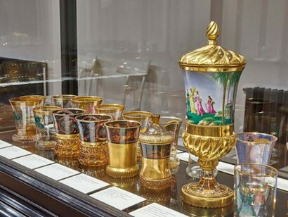 Glasses From The Empire And Biedermeier Period. Courtesy of Mak 