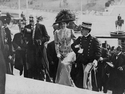 La Regina Elena con il marito, Vittorio Emanuele III di Savoia