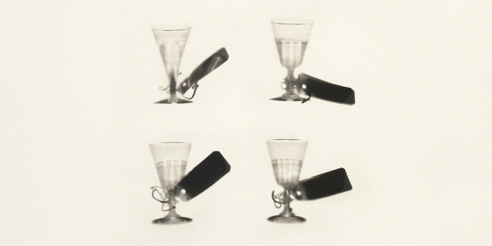 Cornelia Parker; Fox Talbot's Articles of Glass (tagged glasses), 2017. Courtesy artist and Alan Cristea Gallery, London