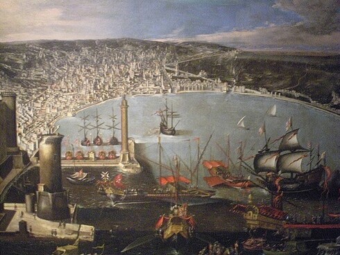 Didier Barra, "Veduta di Napoli", ante 1660